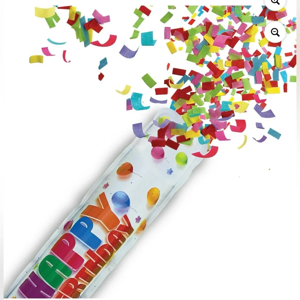 Confetti Party Poppers - Multicolor 5 pack